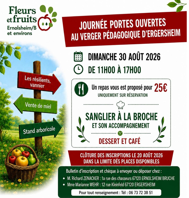 PORTES OUVERTES AU VERGER PEDAGOGIQUE