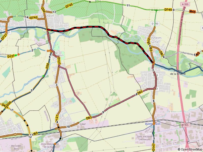 TRAVAUX SUR LA PISTE CYCABLE