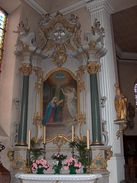 Intérieur de l'église paroissiale d'Ergersheim